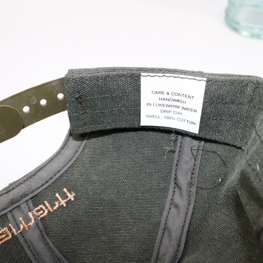 Vintage New Carhartt Spell Out Snapback Hat Green - Picture 8 of 8